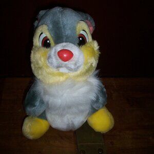 Vintage 1980s Disneyland Thumper Rabbit Plush Walt Disney World Stuffed Animal